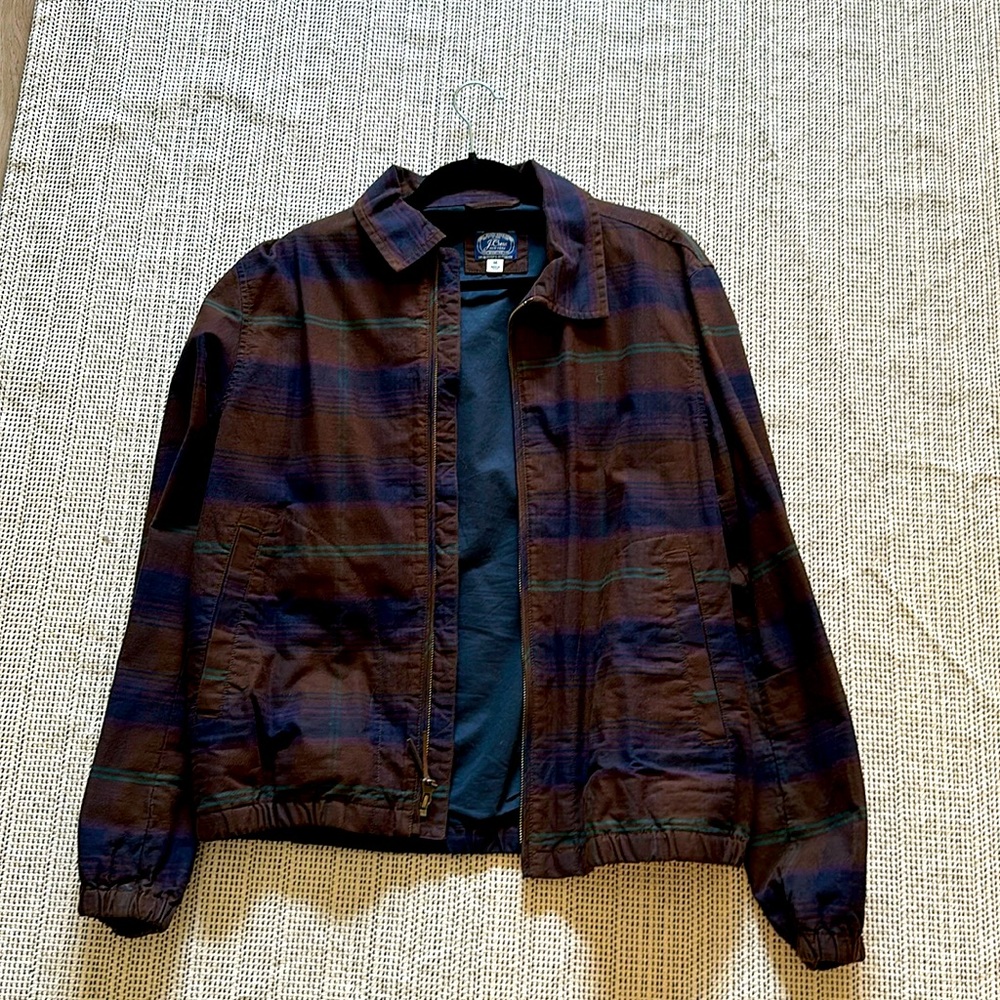 JCrew Harrington jacket in plaid cotton twill
